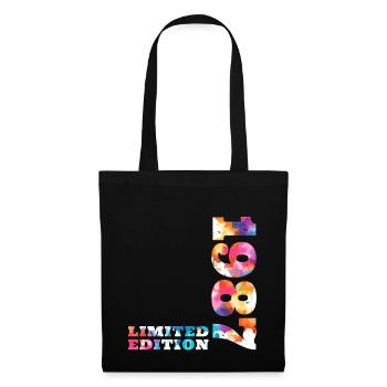 Colorful Birthday Limited Edition 1987 - Tote Bag - black - Front