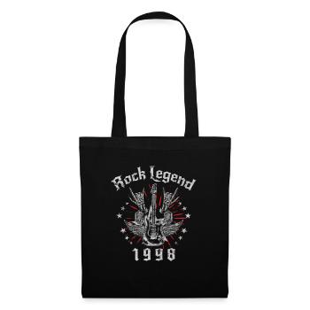 1998 anniversaire Rock Legends guitare - Sac en tissu - noir - Devant