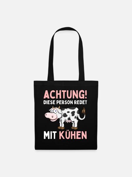 ACHTUNG! DIESE PERSON REDET MIT KÜHEN! Lustiges - Mulepose - sort