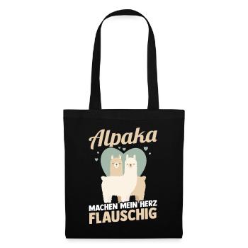Alpaga - Sac en tissu - noir - Devant