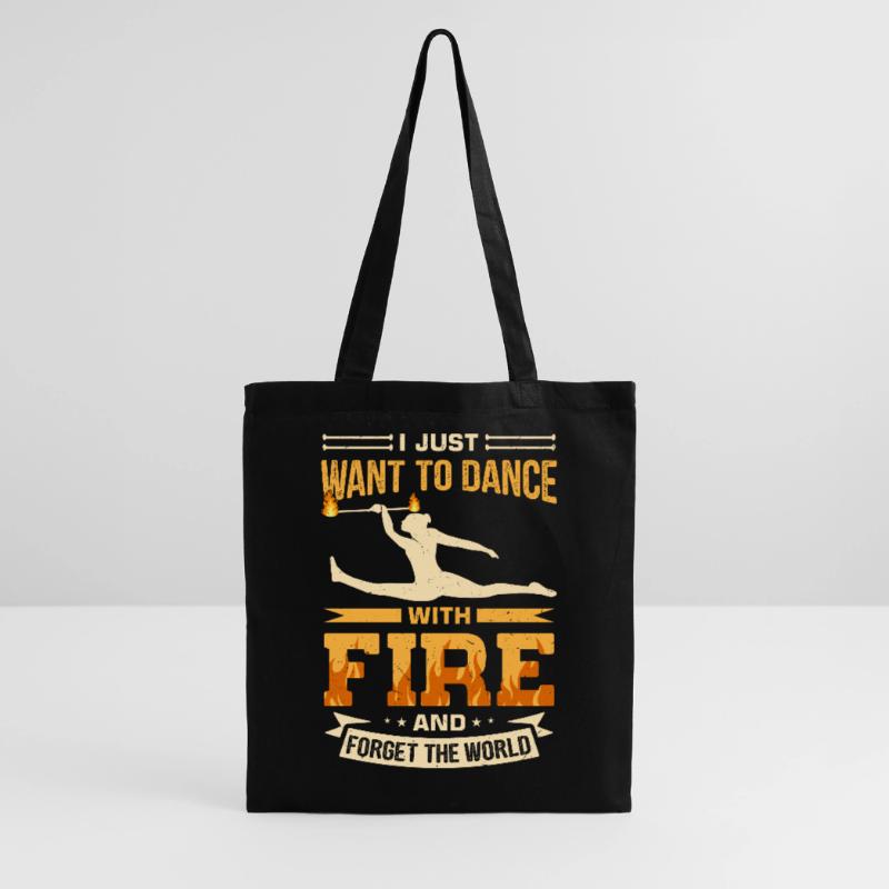 Fire Baton Fire Dance Fire Dancer Fire Dancer Tote Bag