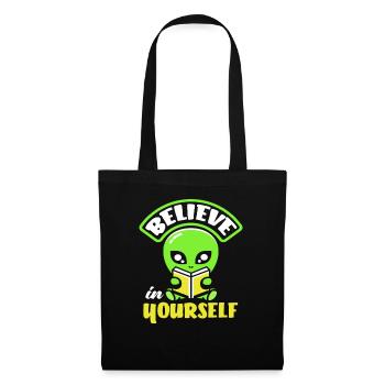 Alien Humans Not Real Alien Gift - Tote Bag - black - Front
