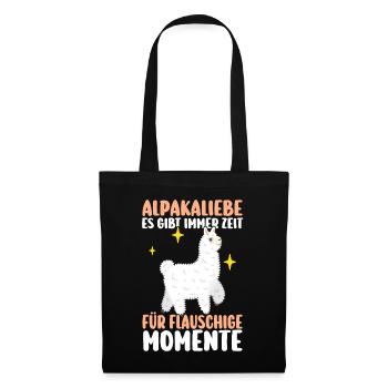 Alpaga - Sac en tissu - noir - Devant