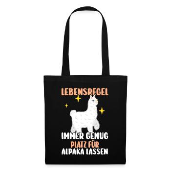 Alpaga - Sac en tissu - noir - Devant