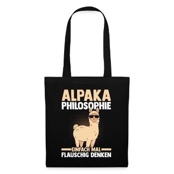 Alpaga - Sac en tissu - noir - Devant