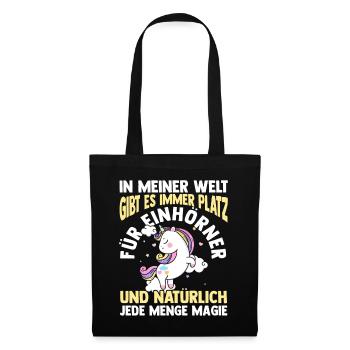 Magic Unicorn - Tote Bag - black - Front