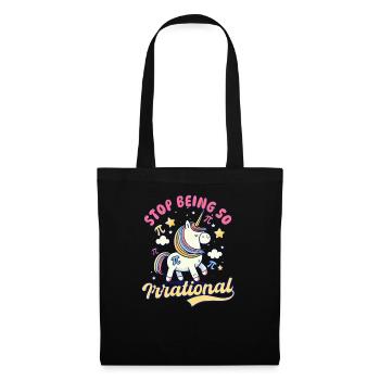 Pi Day Stop Beeing So Irrational Unicorn - Tote Bag - black - Front