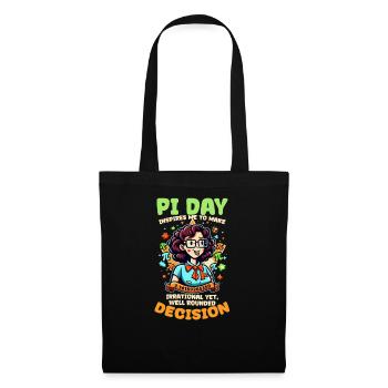 Pi Day Inspires Me Irrational Decision - Tote Bag - black - Front