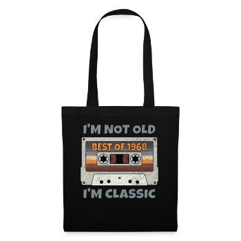 I'M NOT OLD I'M CLASSIC BEST OF 1968 Vintage gift - Tote Bag - black - Front
