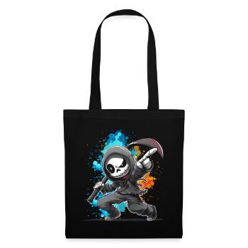 The Grim Reaper. Fantasy, Fun, Fun, Cool, Humor, Horny - Tote Bag - black - Front