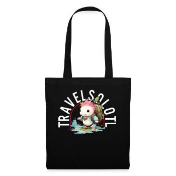 Axolotl Shirt Chemise De Voyage Enfant Axolotl Pun - Sac en tissu - noir - Devant