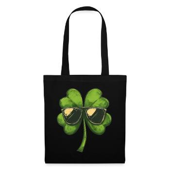 Lunettes de soleil Shamrock de la Saint-Patrick Shamrock - Sac en tissu - noir - Devant
