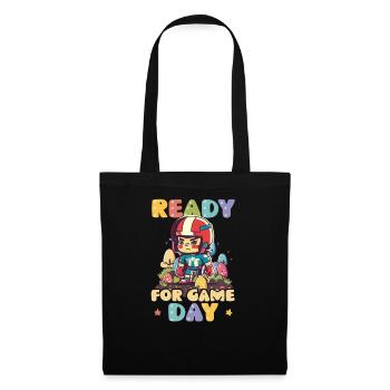 Jour de match de Pâques pour le football - Sac en tissu - noir - Devant