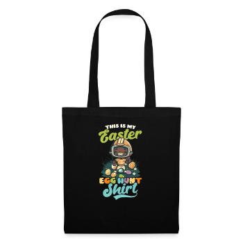 Football Easter Easter Egg Hunt Outfit - Tote Bag - black - Front