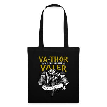 Vathor - Father's Day Father's Day Gift Viking - Tote Bag - black - Front