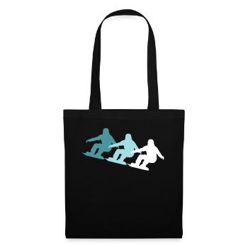 Colourful mix of slopes - gift - Tote Bag - black - Front