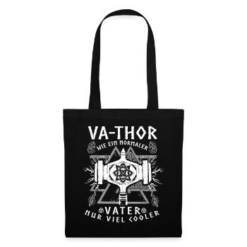 Vathor - Father's Day Father's Day Gift Viking - Tote Bag - black - Front