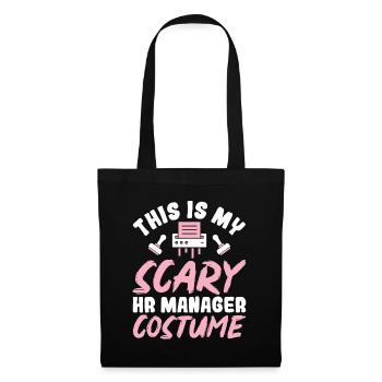 This is my scary HR Manager Costume - HR Manager - Stoffbeutel - Schwarz - Vorne