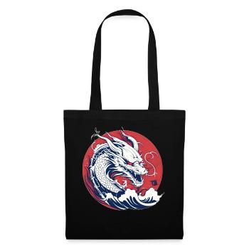 Year Of The Dragon Zodiac Chinese New Year - Stoffbeutel - Schwarz - Vorne