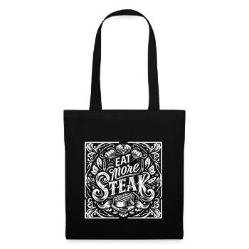 Eat More Steak 18 - Tote Bag - black - Front