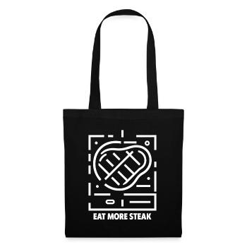 Eat More Steak 17 - Tote Bag - black - Front