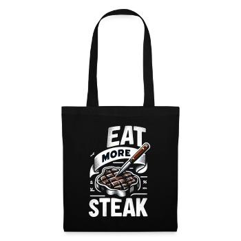 Eat More Steak 8 - Tote Bag - black - Front