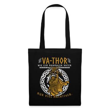 Vathor - Father's Day Father's Day Gift Viking - Tote Bag - black - Front