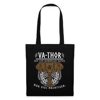 Vathor - Father's Day Father's Day Gift Viking - Tote Bag - black - Front
