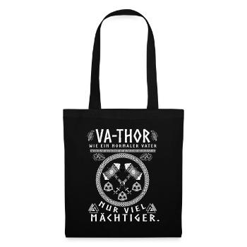 Vathor - Father's Day Father's Day Gift Viking - Tote Bag - black - Front