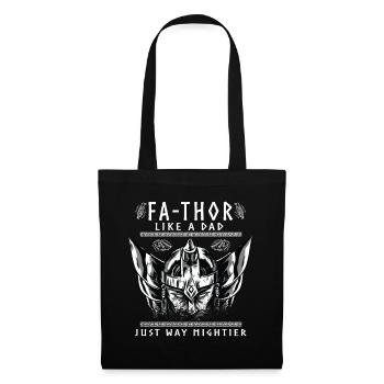 Vathor - Fête des pères Cadeau Fête des Pères Viking - Sac en tissu - noir - Devant