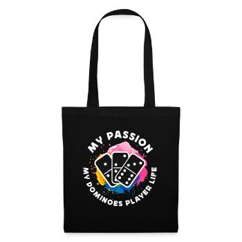 Dominoes Player My Passion My Classic Dominoes - Tote Bag - black - Front