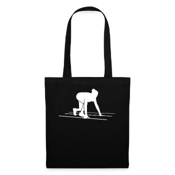 Sprint Start Superwoman - Gift - Tote Bag - black - Front
