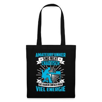 Amateur radio operators are not chaotic radio amateurs - Tote Bag - black - Front
