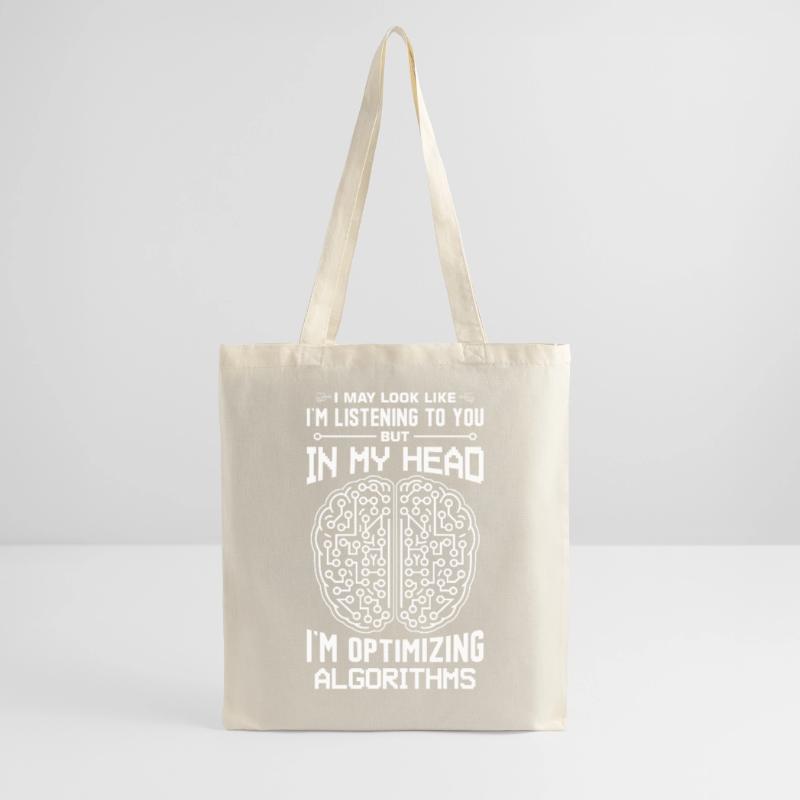 Machine Learning Algorithms AI Data Analyst Tote Bag
