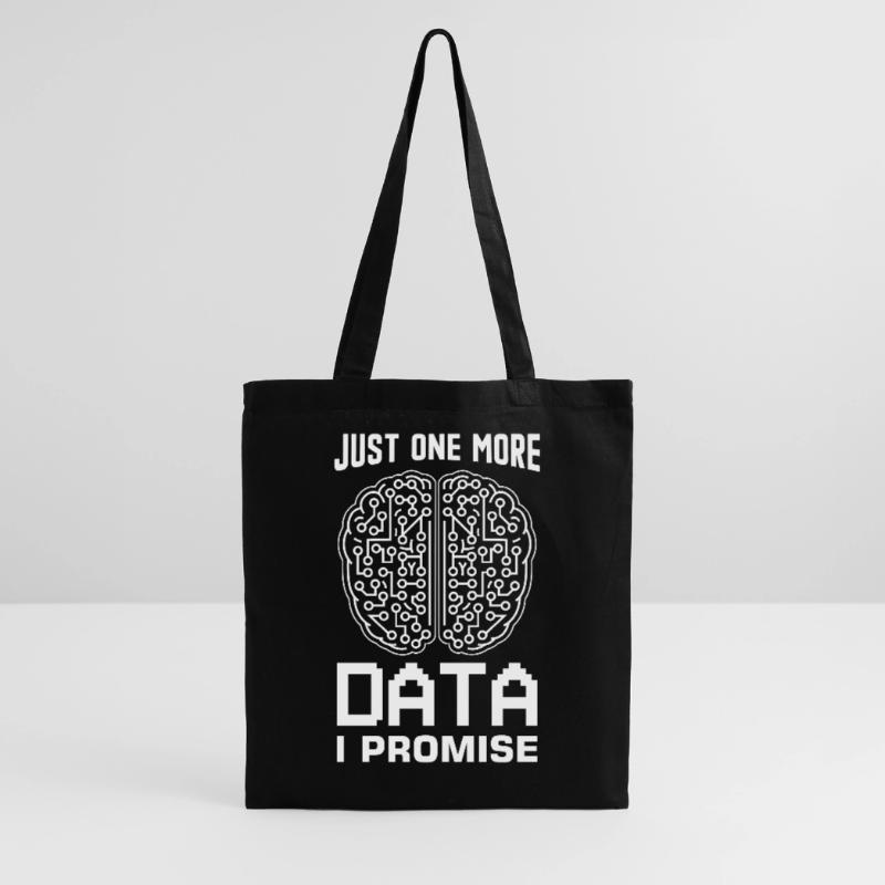 Machine Learning Algorithmen KI Datenanalyst Stoffbeutel