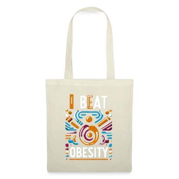 J’ai vaincu l’obésité 15 - Sac en tissu - nature - Devant