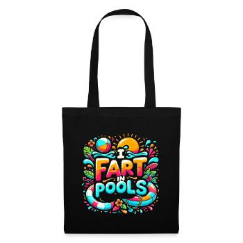 Je Pète Dans Les Piscines 14 - Sac en tissu - noir - Devant