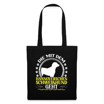 The one with the Hanoverian Hound - Tote Bag - black - Front