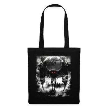Mothman Mythical Creature - Stoffbeutel - Schwarz - Vorne