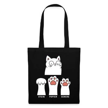 Stone Paper Scissors - Tote Bag - black - Front