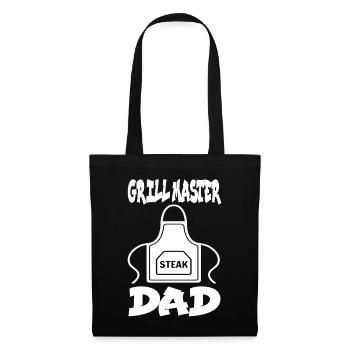 Grillmaster Papa BBQ Grill Griller Barbecue Fumoir - Sac en tissu - noir - Devant