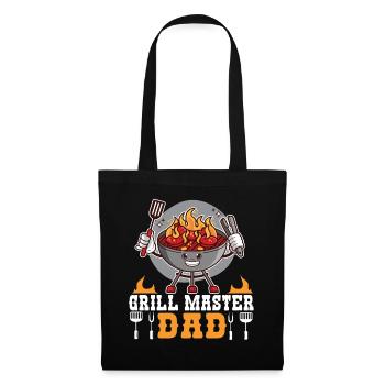 Grillmaster Papa BBQ Grill Griller Barbecue Fumoir - Sac en tissu - noir - Devant