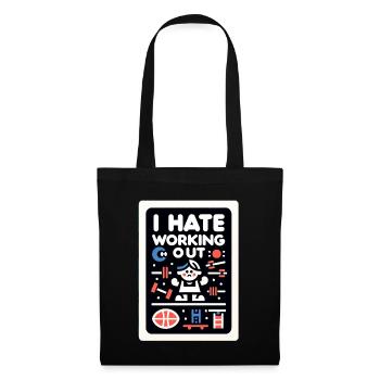 I Hate Working Out 5 - Tote Bag - black - Front