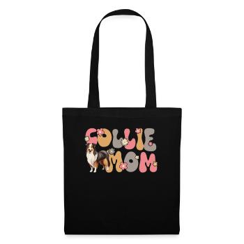 Longhair Collie Groovy Collie mom - Tote Bag - black - Front