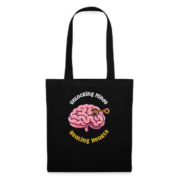 Psychologist Unlocking Minds Healing Hearts - Tote Bag - black - Front