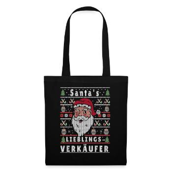 Ugly Christmas SANTA'S FAVORITE SELLER - Tote Bag - black - Front