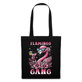 Flamingo Gang - Tote Bag - black - Front