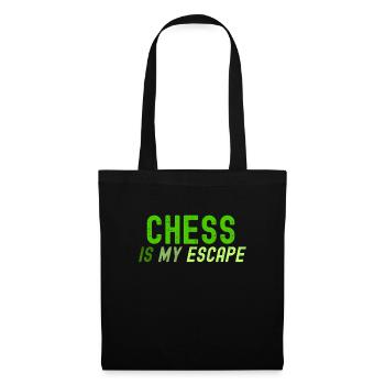 Chess Is My Escape - Tote Bag - black - Front