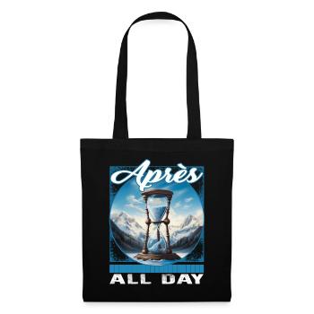 Apres All Day Ski Hourglass Alpine Timeless - Tote Bag - black - Front