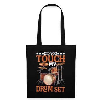 Did You Touch My Drum Set 25 - Tote Bag - black - Front